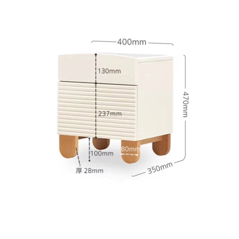 M5021 Birch And Beech Wood Kid Nightstand Children Night Table Boy Bedside Table Girl Bedstand