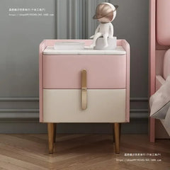 Pure Solid Wood Ultra Narrow Children Bedside Table Small Modern Simple Light Luxury Internet Famous Nordic Nightstand